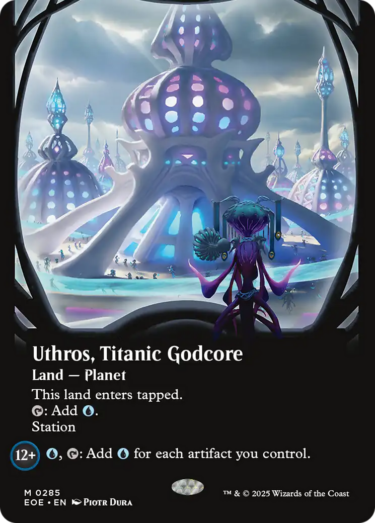 Uthros, Titanic Godcore (Borderless) [Edge of Eternities] | Eastridge Sports Cards & Games