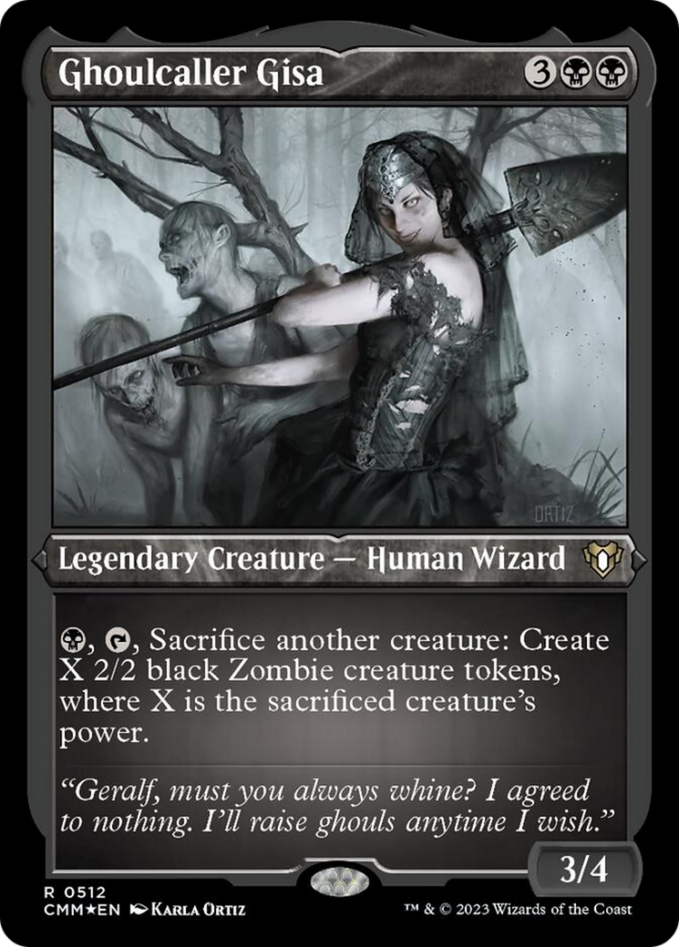 Ghoulcaller Gisa (Foil Etched) [Commander Masters] | Eastridge Sports Cards & Games