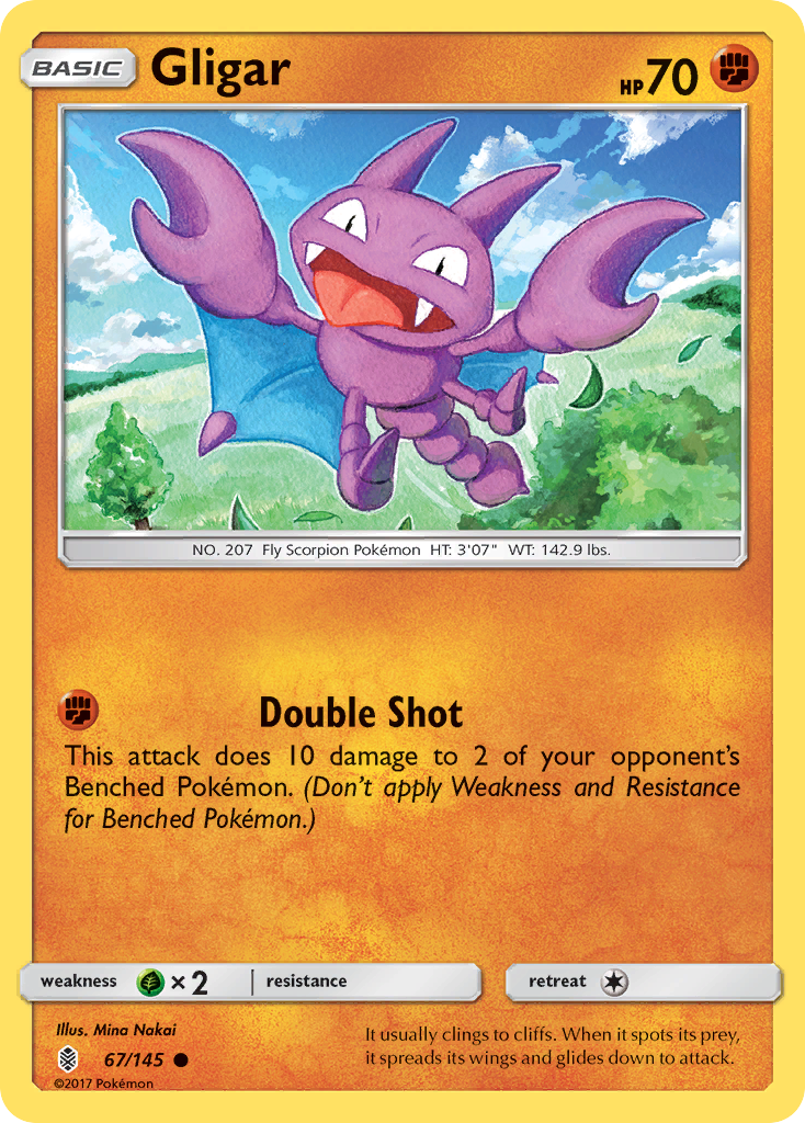 Gligar (67/145) [Sun & Moon: Guardians Rising] | Eastridge Sports Cards & Games