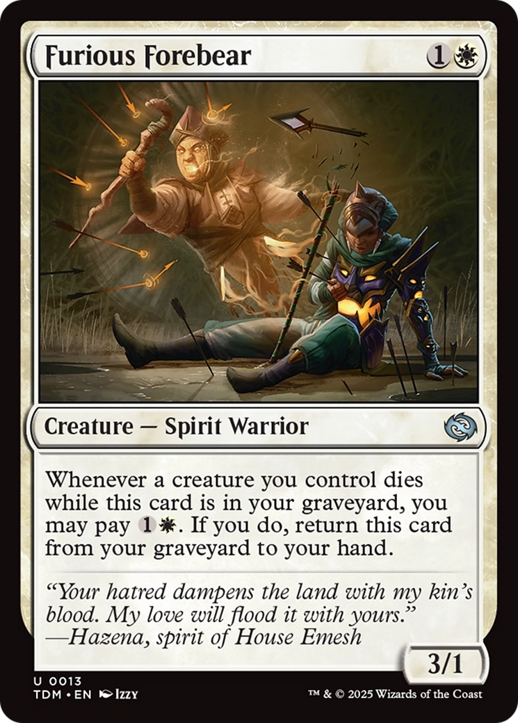 Furious Forebear [Tarkir: Dragonstorm] | Eastridge Sports Cards & Games