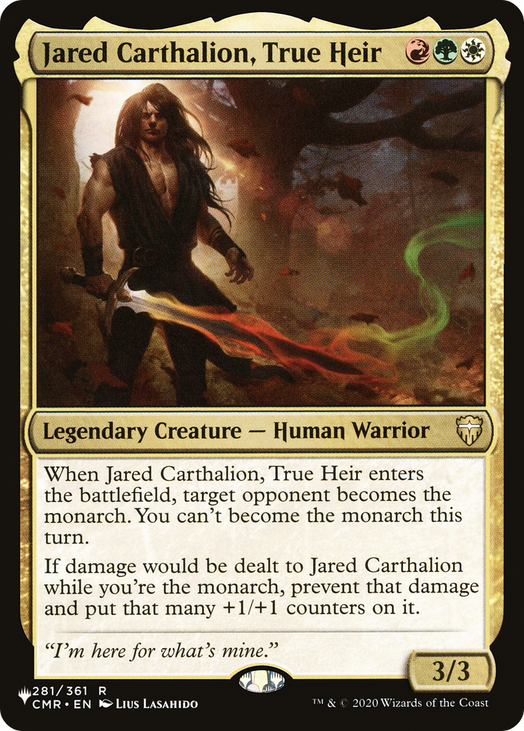 Jared Carthalion, True Heir [The List] | Eastridge Sports Cards & Games