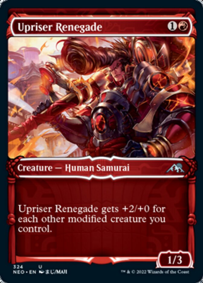 Upriser Renegade (Showcase Samurai) [Kamigawa: Neon Dynasty] | Eastridge Sports Cards & Games