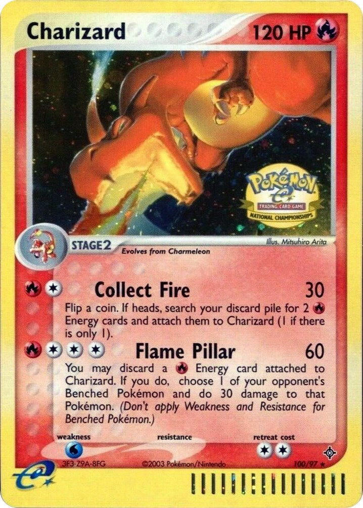 Charizard (100/097) (National Championships) [League & Championship Cards] | Eastridge Sports Cards & Games