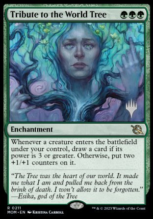 Tribute to the World Tree (Promo Pack) [March of the Machine Promos] | Eastridge Sports Cards & Games