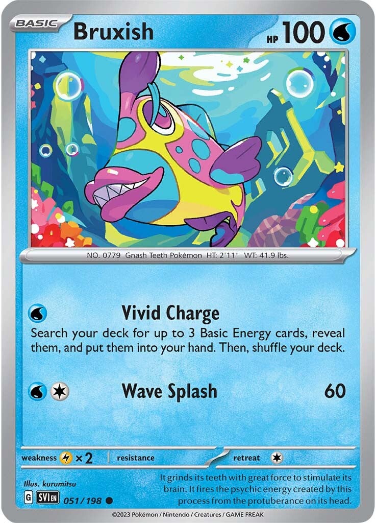 Bruxish (051/198) [Scarlet & Violet: Base Set] | Eastridge Sports Cards & Games