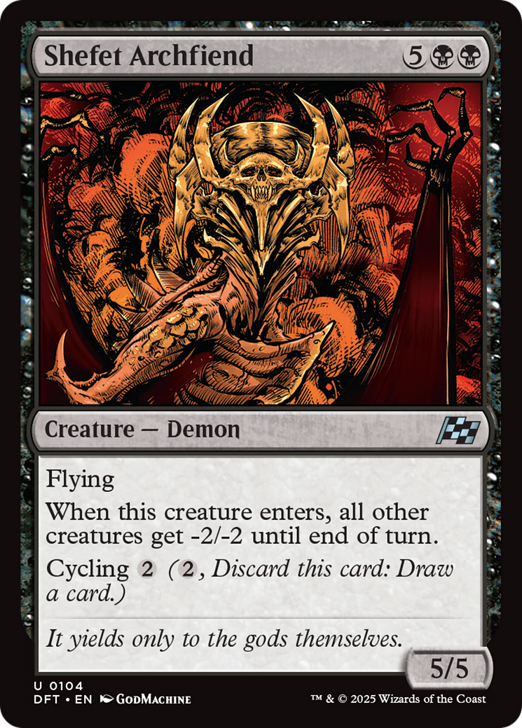 Shefet Archfiend [Aetherdrift] | Eastridge Sports Cards & Games