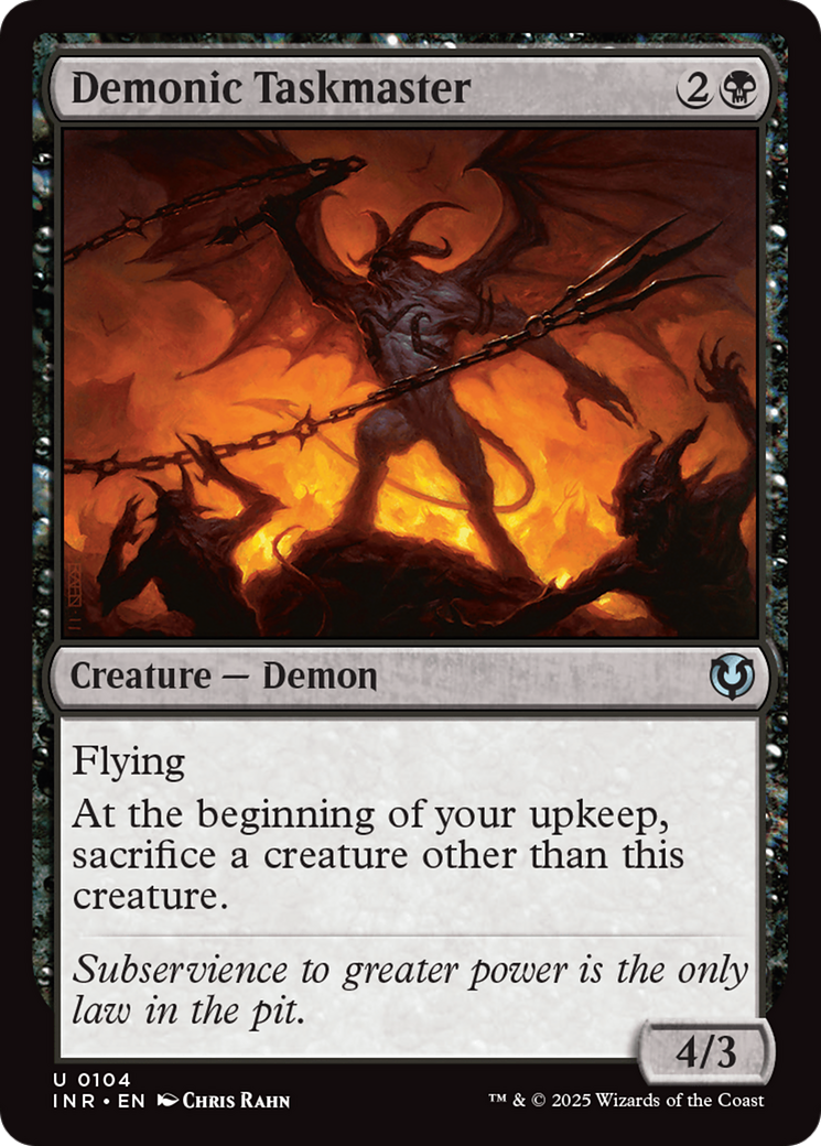 Demonic Taskmaster [Innistrad Remastered] | Eastridge Sports Cards & Games