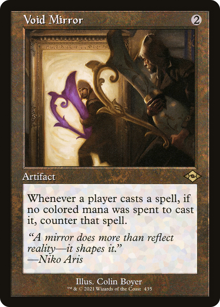 Void Mirror (Retro Frame) (MH2-435) - Modern Horizons 2 Etched Foil