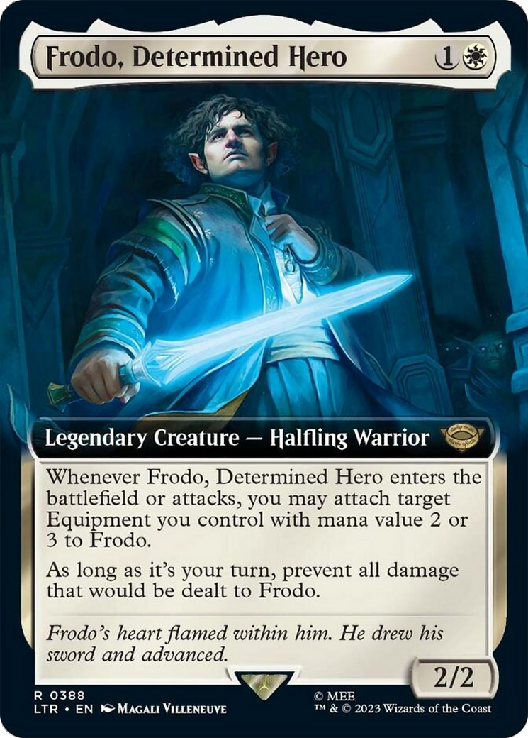 Frodo, Determined Hero (Extended Art) [The Lord of the Rings: Tales of Middle-Earth] | Eastridge Sports Cards & Games