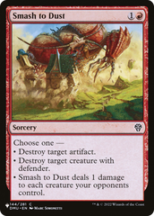 Smash to Dust [The List Reprints] | Eastridge Sports Cards & Games