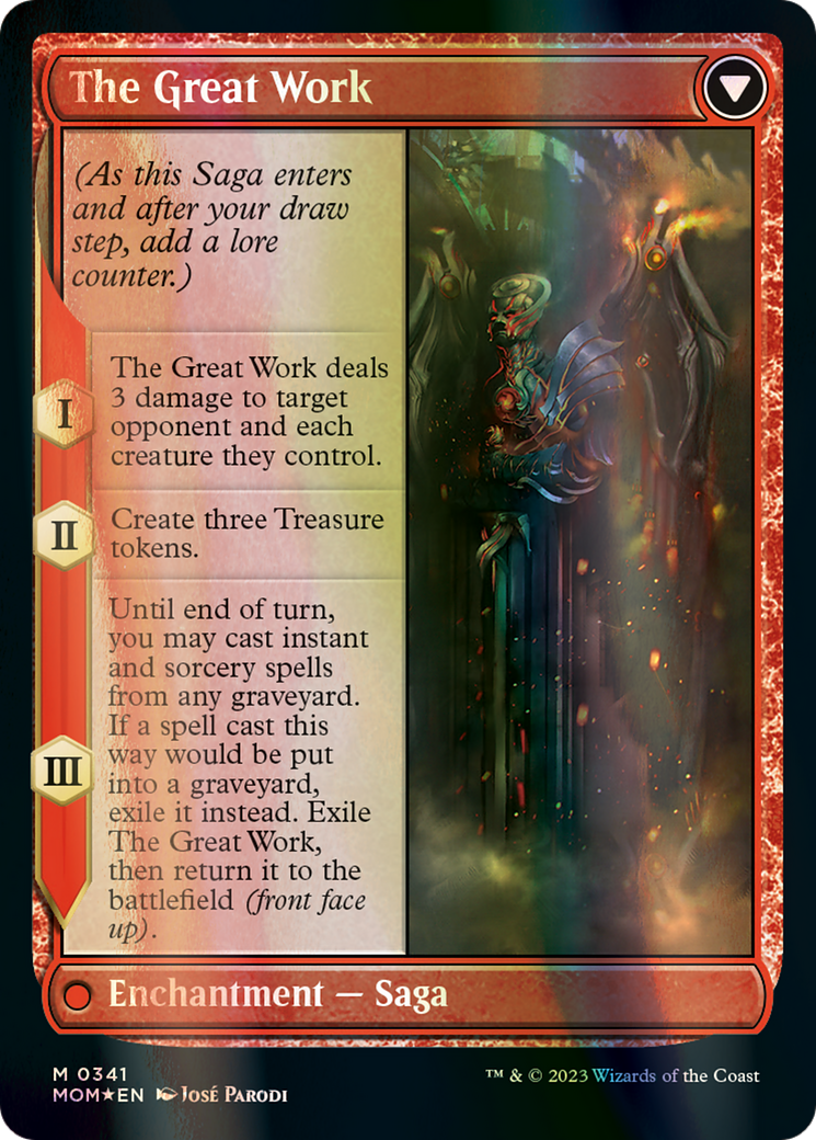 Urabrask // The Great Work (Serialized) [March of the Machine] | Eastridge Sports Cards & Games