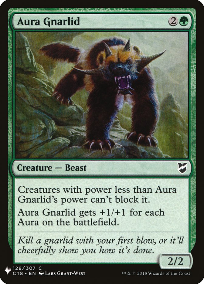 Aura Gnarlid [Mystery Booster] | Eastridge Sports Cards & Games