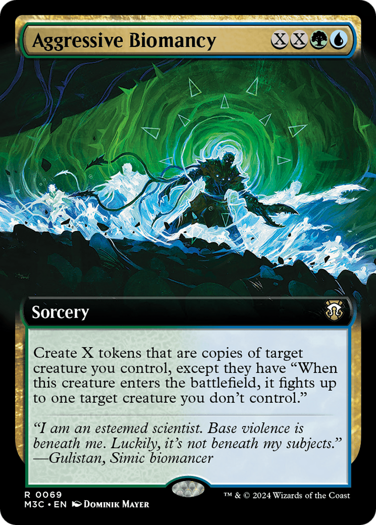 Aggressive Biomancy (Extended Art) [Modern Horizons 3 Commander] | Eastridge Sports Cards & Games