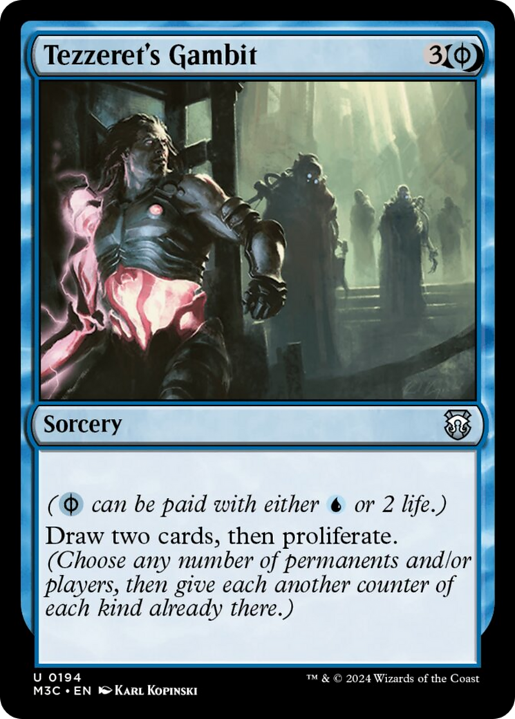 Tezzeret's Gambit (Ripple Foil) [Modern Horizons 3 Commander] | Eastridge Sports Cards & Games