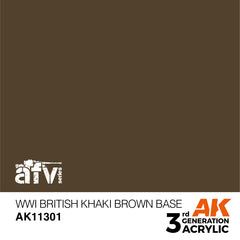 WW1 British Khaki Brown Base - AFV (17ml) | Eastridge Sports Cards & Games