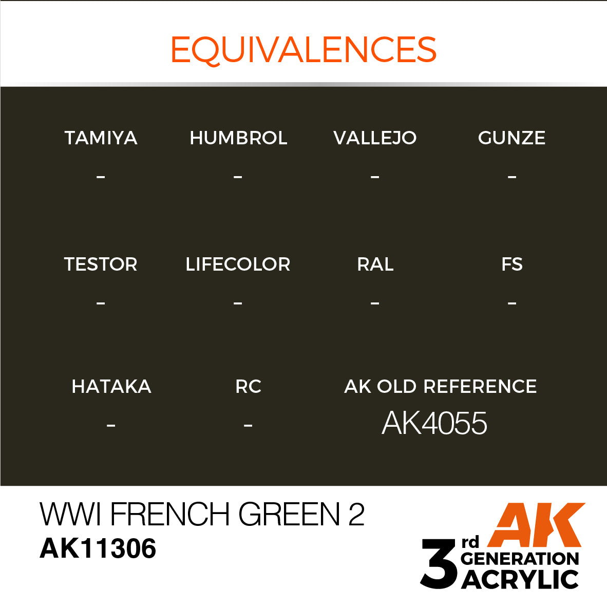 WW1 French Green 2 - AFV (17ml) | Eastridge Sports Cards & Games