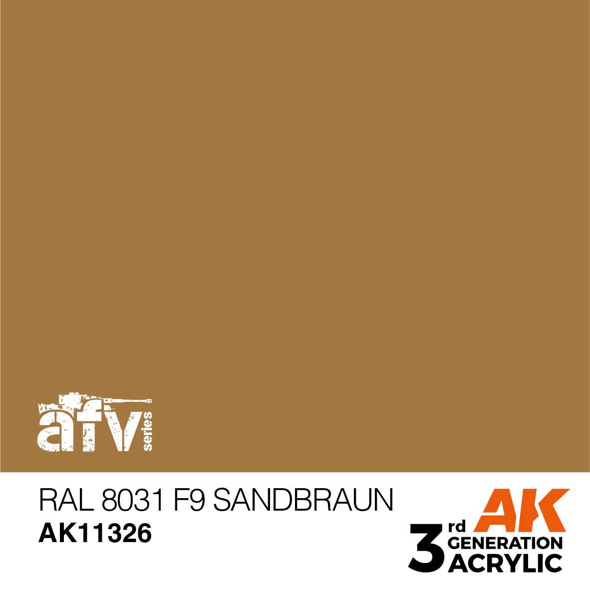 RAL 8031 F9 Sandbraun - AFV (17ml) | Eastridge Sports Cards & Games