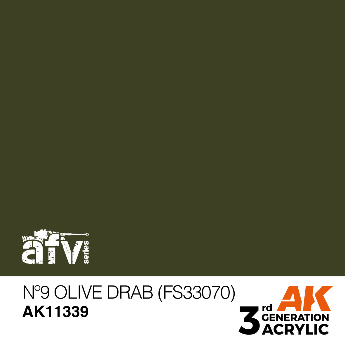 No. 9 Olive Drab (FS33070) - AFV (17ml) | Eastridge Sports Cards & Games