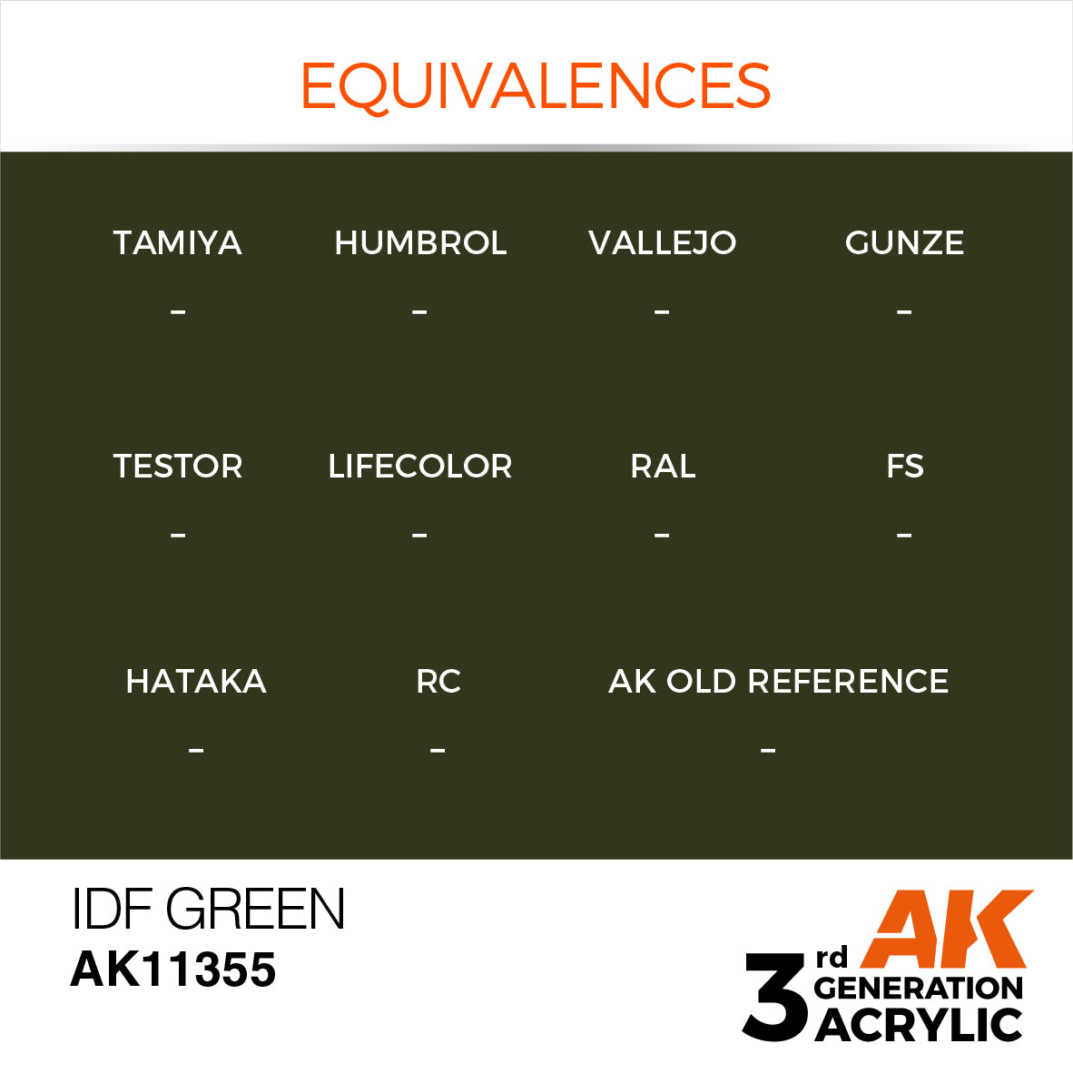 IDF Green - AFV (17ml) | Eastridge Sports Cards & Games