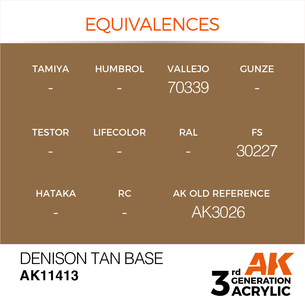 Denison Tan Base - Figure (17ml) | Eastridge Sports Cards & Games