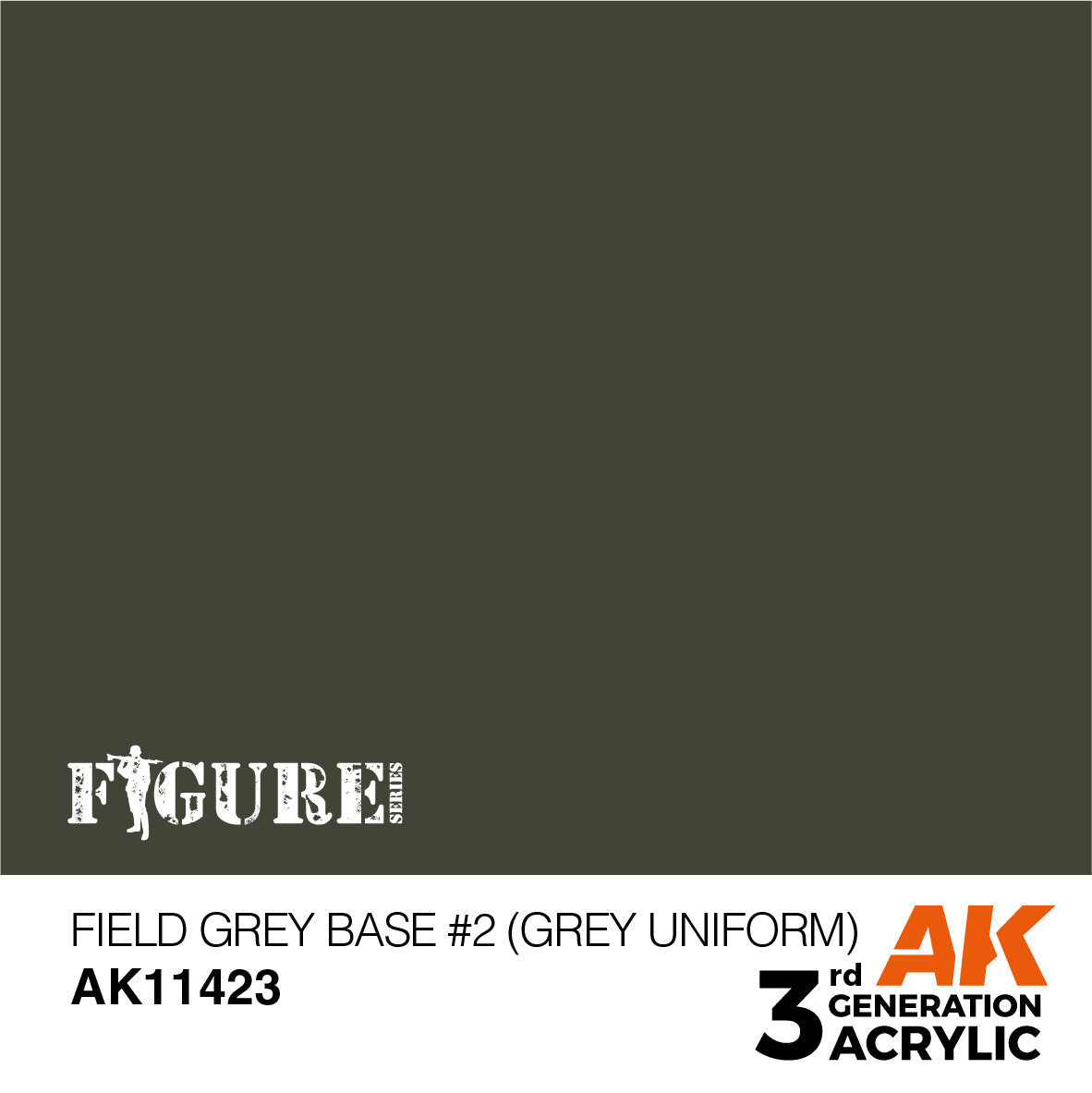 Field Grey Base #2 (Grey Uniform) - Figure (17ml) | Eastridge Sports Cards & Games