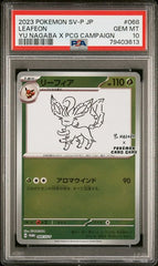 2023 Pokemon Japanese Yu Nagaba Leafeon #068 PSA 10 | Eastridge Sports Cards & Games