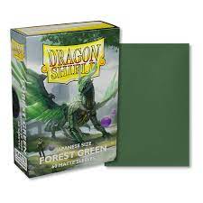 Dragon Shield Sleeves: Japanese Matte Forest Green (Box Of 60) | Eastridge Sports Cards & Games