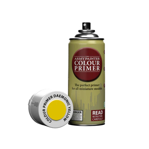 Army Painter Spray Primer: Daemonic Yellow | Eastridge Sports Cards & Games