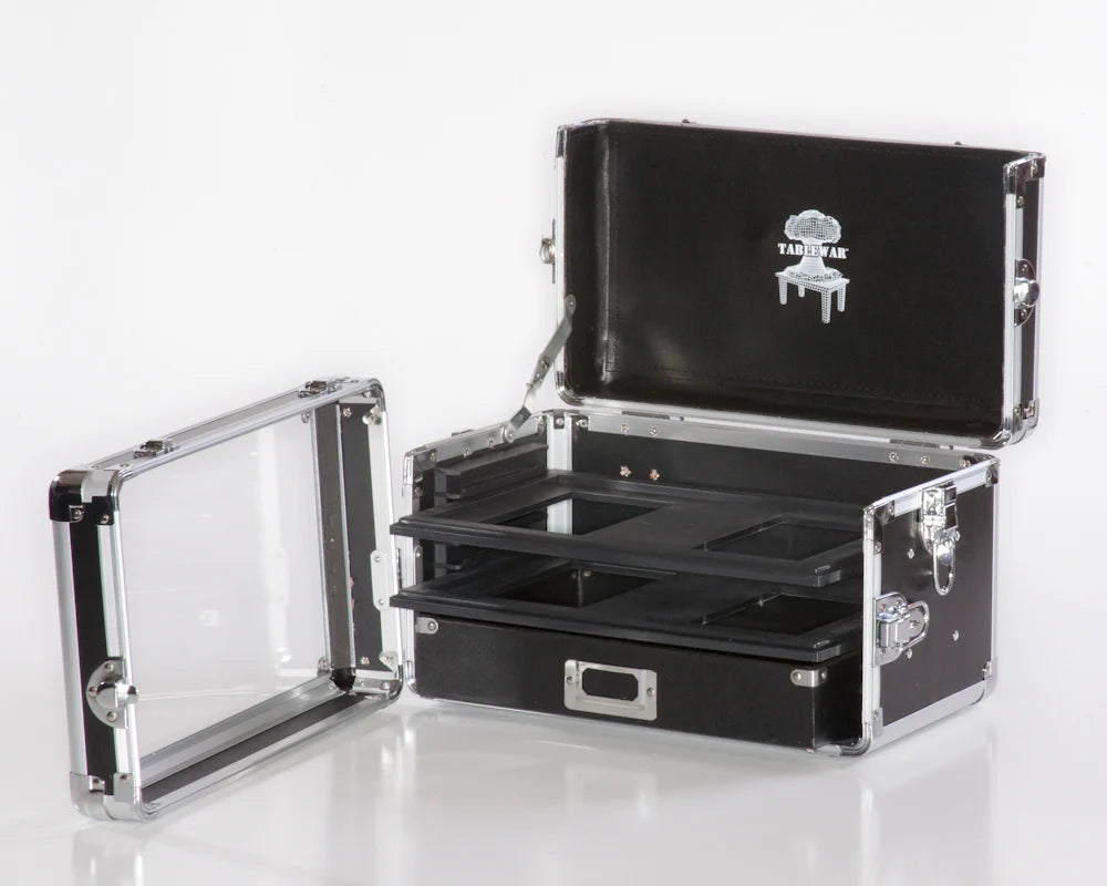 Table War Bundle Trays + Mini Tower Case - Black | Eastridge Sports Cards & Games