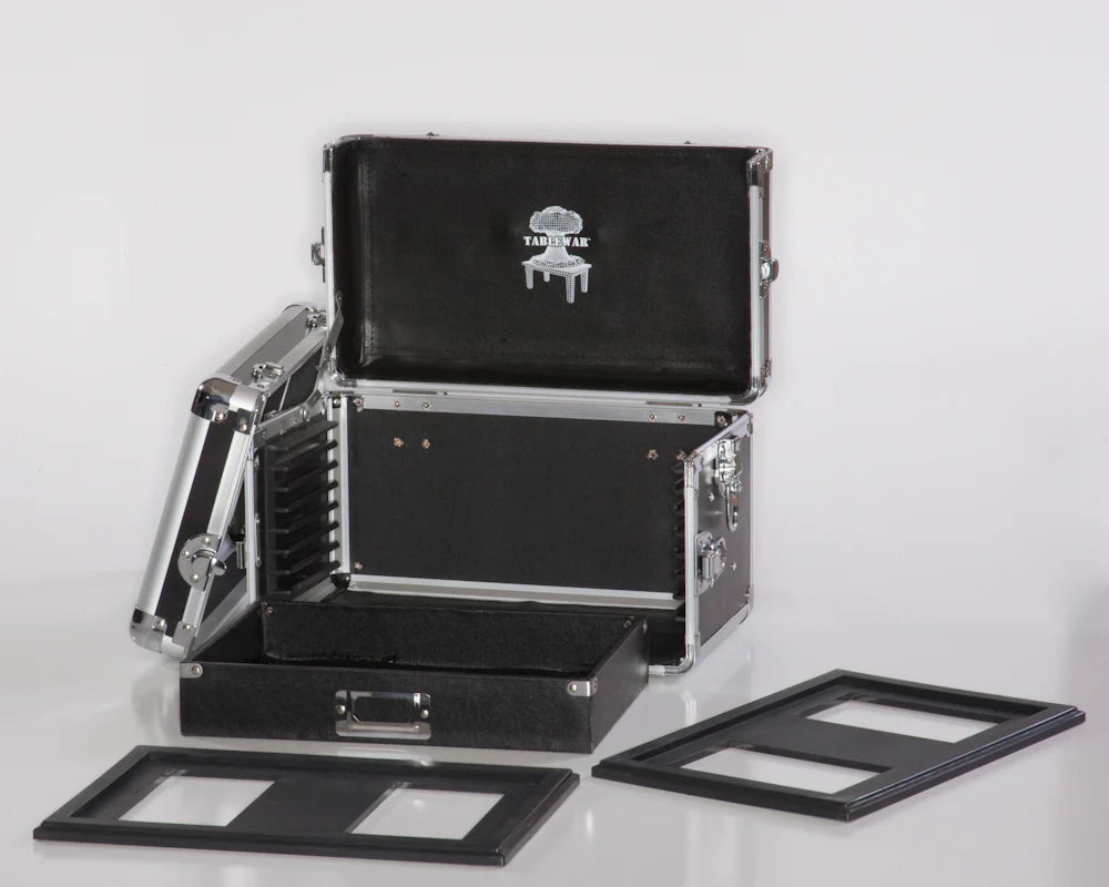 Table War Bundle Trays + Mini Tower Case - Black | Eastridge Sports Cards & Games
