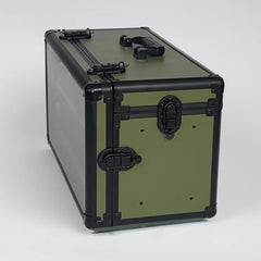 Table War Bundle Trays + Tower: Half-size Case - Olive Green | Eastridge Sports Cards & Games