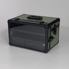 Table War Bundle Trays + Mini Tower Case - Olive Green | Eastridge Sports Cards & Games
