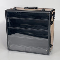 Table War Bundle Trays + Tower: Full-size Case - Khaki | Eastridge Sports Cards & Games
