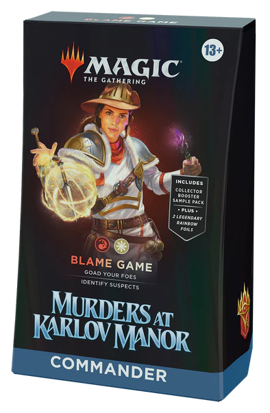 Murders at Karlov Manor Commander Deck - Blame Game | Eastridge Sports Cards & Games