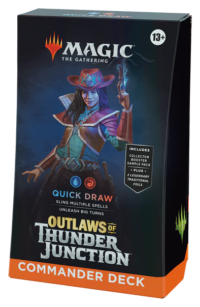 Outlaws of Thunder Junction Commander Deck - Quick Draw | Eastridge Sports Cards & Games