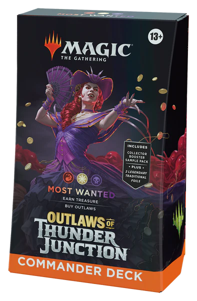 Outlaws of Thunder Junction Commander Deck - Most Wanted | Eastridge Sports Cards & Games