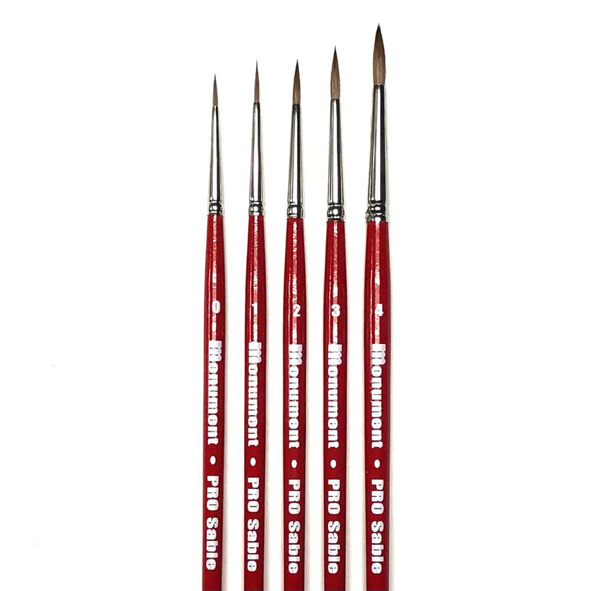 Monument Hobbies: Pro Sable Paint Brush Set | Eastridge Sports Cards & Games
