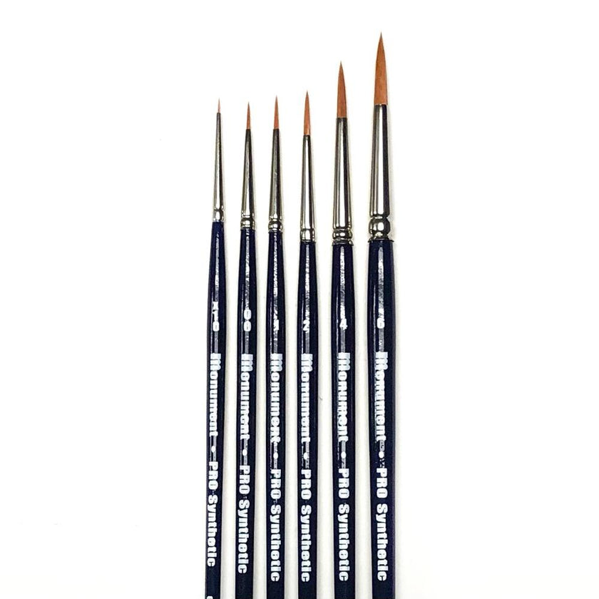 Monument Hobbies: Pro Synthetic Paint Brush Set | Eastridge Sports Cards & Games