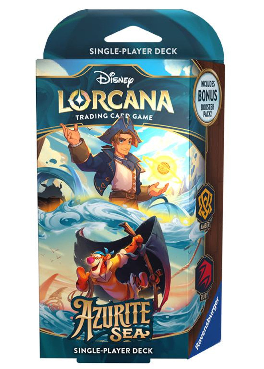 Disney Lorcana: Azurite Sea Starter Deck - Amber / Ruby | Eastridge Sports Cards & Games