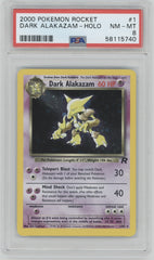 2000 Pokemon Rocket Dark Alakazam - Holo #1 PSA 8 | Eastridge Sports Cards & Games