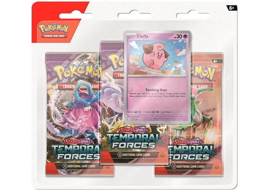 Temporal Force 3 Pack Blister - Cleffa | Eastridge Sports Cards & Games