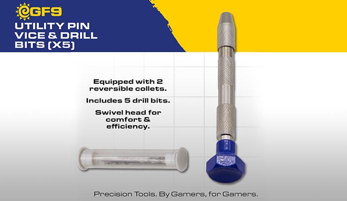 GF9 Pin Vice & Drill Bits (5ct) | Eastridge Sports Cards & Games