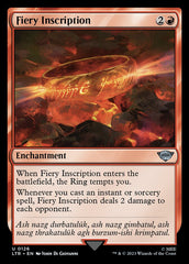 Fiery Inscription [The Lord of the Rings: Tales of Middle-Earth] | Eastridge Sports Cards & Games