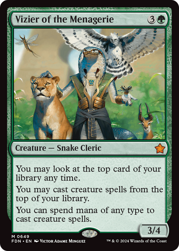 Vizier of the Menagerie [Foundations] | Eastridge Sports Cards & Games