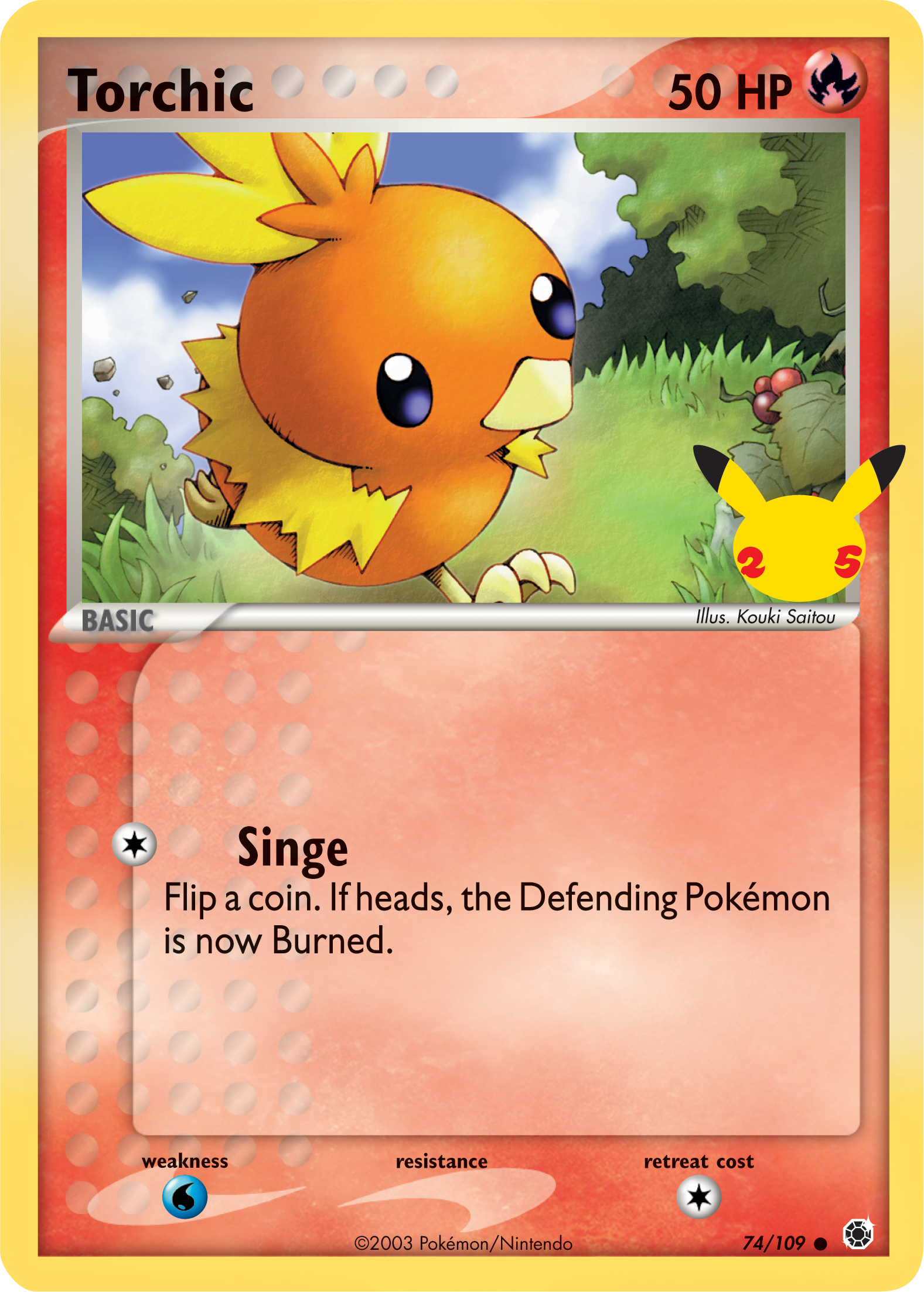 Torchic (74/109) (Jumbo Card) [First Partner Pack] | Eastridge Sports Cards & Games