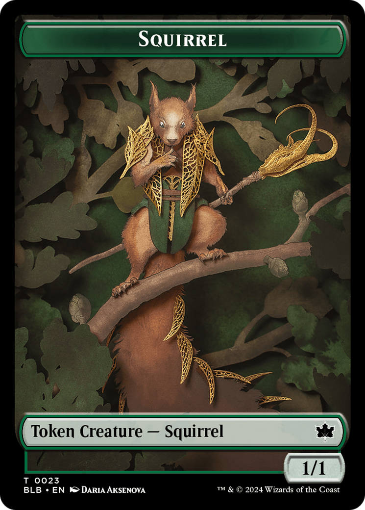 Squirrel Token [Bloomburrow Tokens] | Eastridge Sports Cards & Games