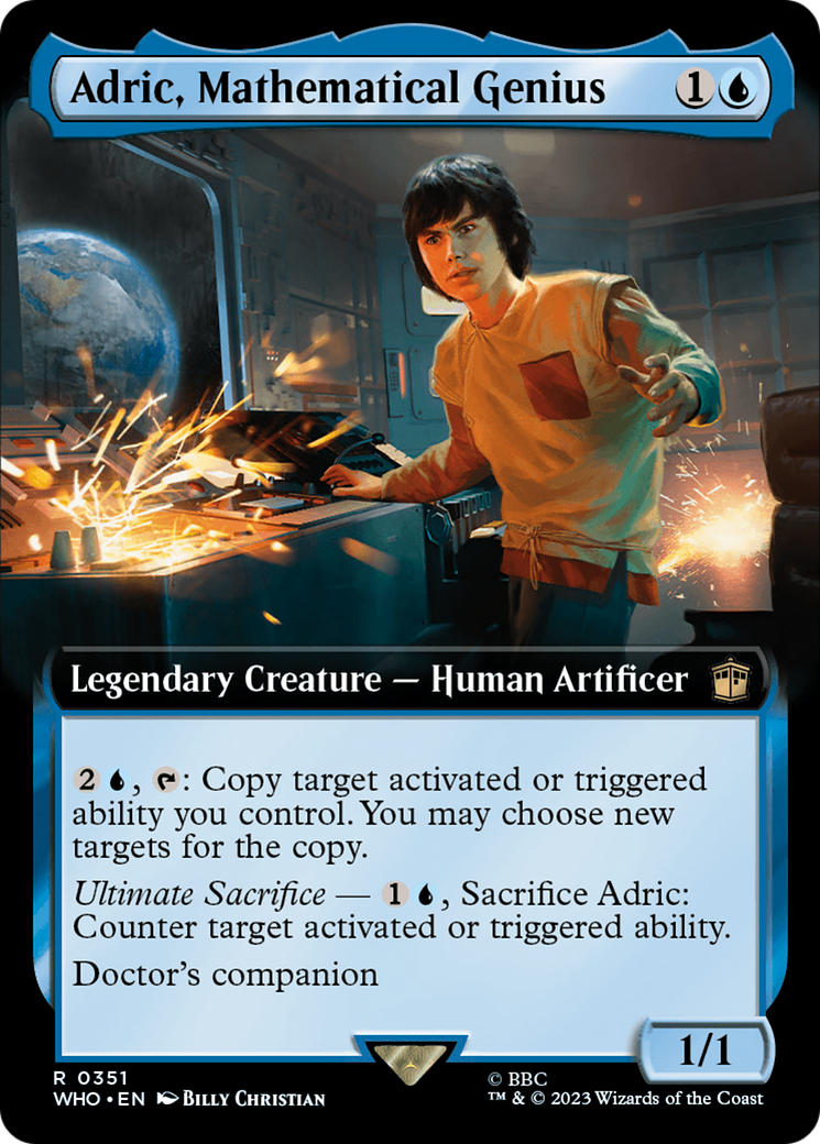 Adric, Mathematical Genius (Extended Art) [Doctor Who] | Eastridge Sports Cards & Games