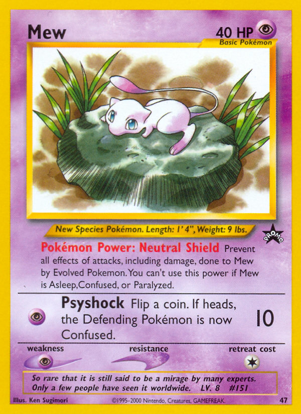 Mew (47) [Wizards of the Coast: Black Star Promos] | Eastridge Sports Cards & Games