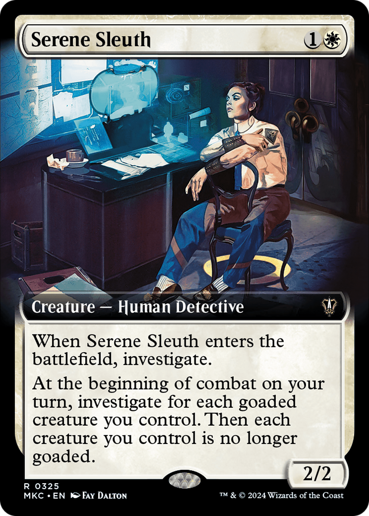 Serene Sleuth (Extended Art) [Murders at Karlov Manor Commander] | Eastridge Sports Cards & Games