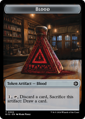 Blood // Plot Double-Sided Token [Outlaws of Thunder Junction: The Big Score Tokens] | Eastridge Sports Cards & Games